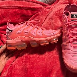 Nike Women's Pink Air VaporMax Plus Sneakers